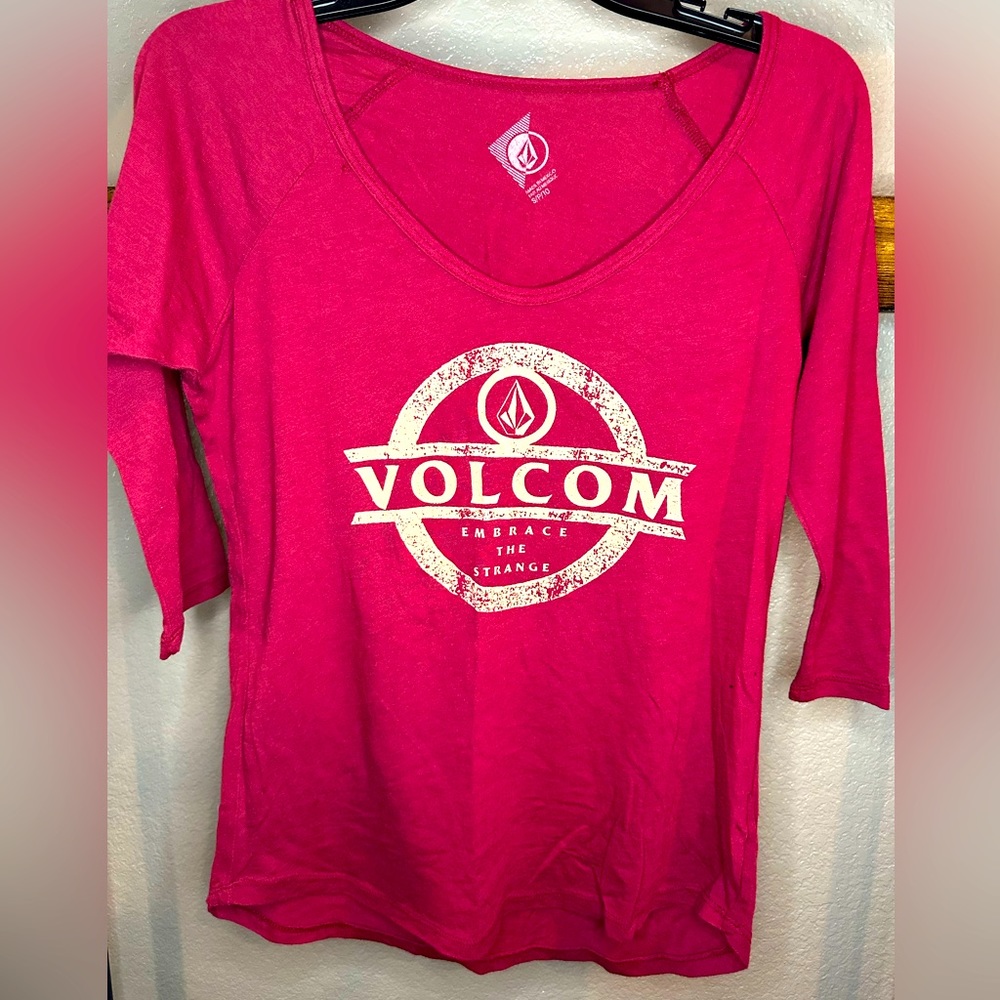 Volcom 3/4 sleeve tee S